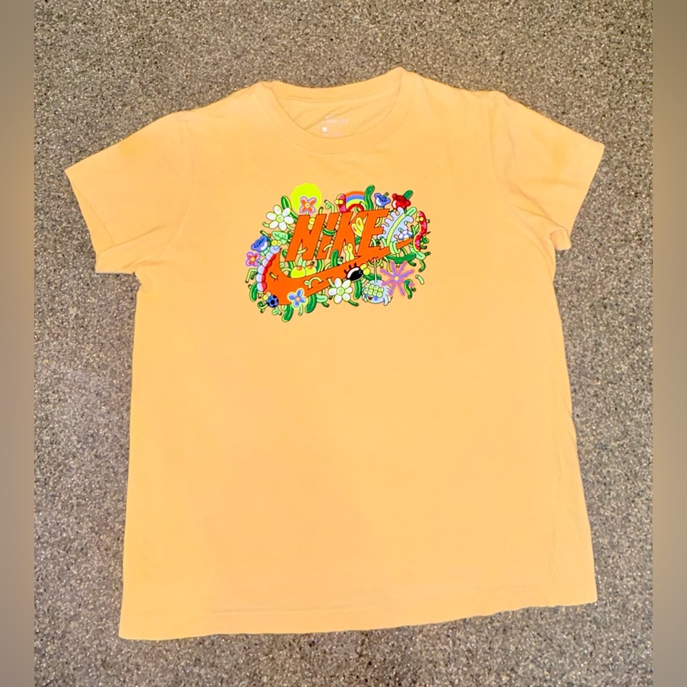 Nike Sportswear "Doodle Swoosh" Floral Graphic Tee